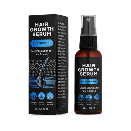 Suero capilar con Minoxidil 5% | Crecimiento y densidad visibles con biotina + keratina