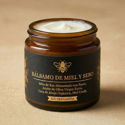 NutriSebo - Bálsamo Natural de Sebo y Miel