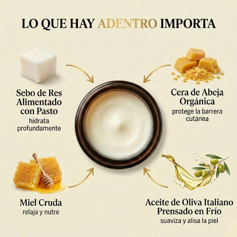 NutriSebo - Bálsamo Natural de Sebo y Miel