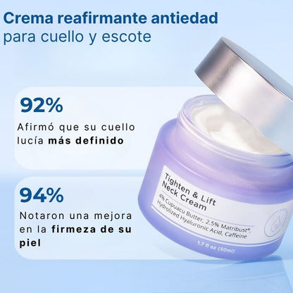 Clarisa Beauty Neck Lift™ | Crema reafirmante antiedad para Cuello & Escote
